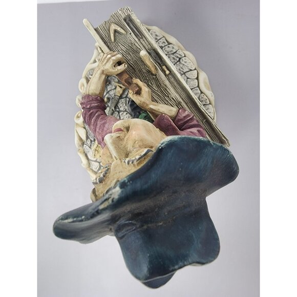 Vintage Artisan Figurine Of Worker With Bench & Tools Signed Antonio Costa - Picture 16 of 16